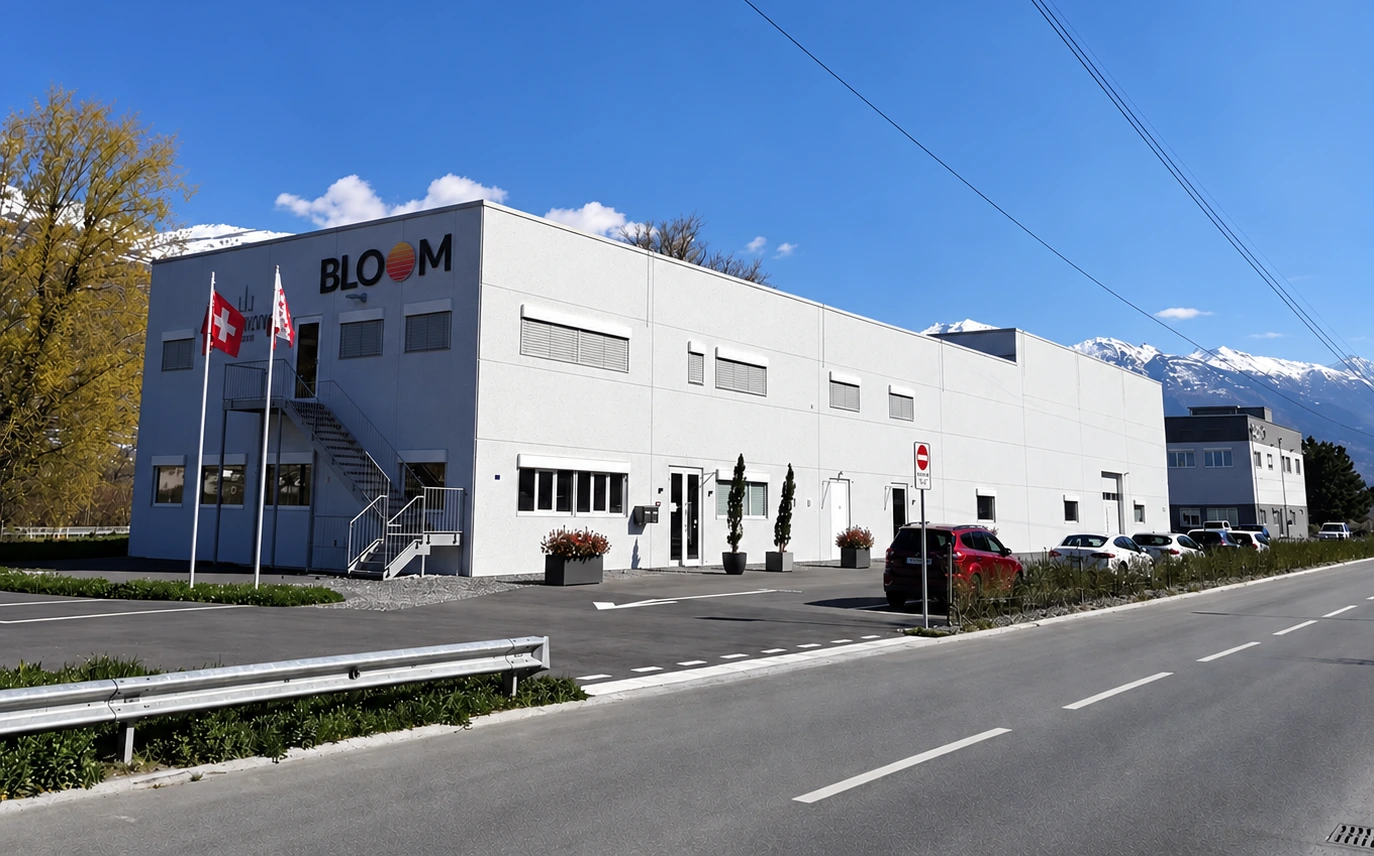 Le centre opérationnel Bloom à Sierre, construit en 2019